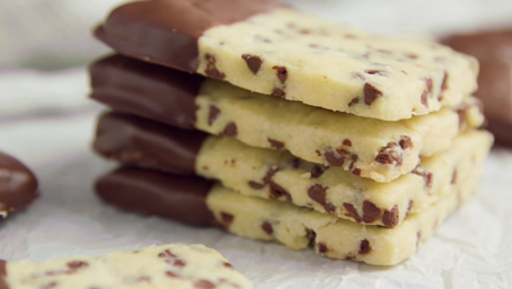 chocolate chip shortbread cookies recipe