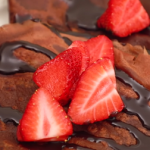 chocolate crepes with strawberries recipe