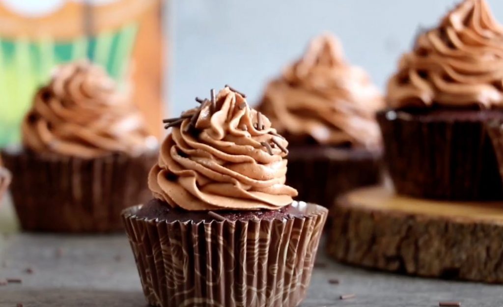 Chocolate Zucchini Cupcakes with Chocolate Cream Cheese Frosting Recipe