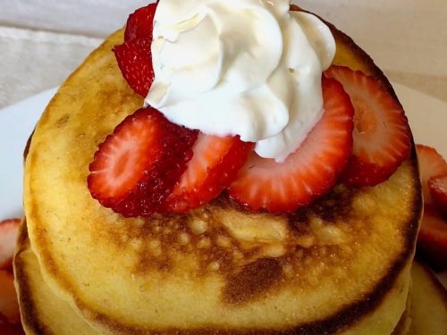 Cinnamon Polenta Pancakes Recipe