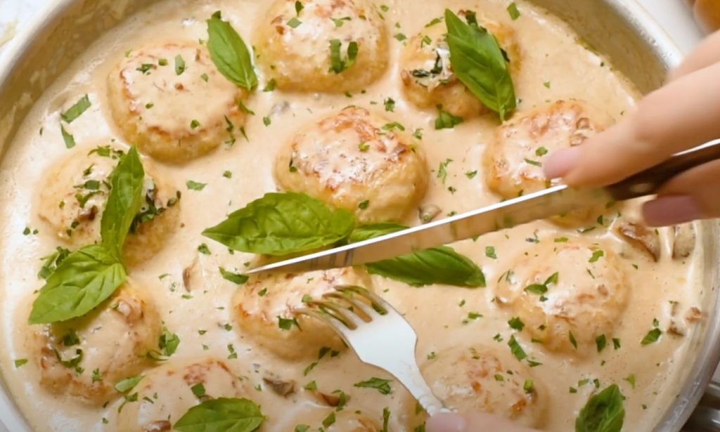 Creamy Cajun Chicken Meatballs Recipe