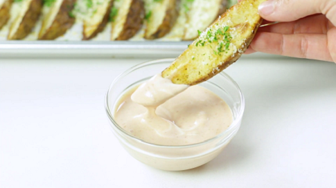 crispy potato wedges recipe