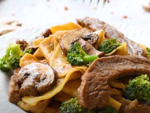 Garlic Beef and Broccoli Noodles Recipe