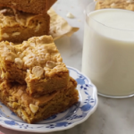 gingerbread caramel chip blondies recipe