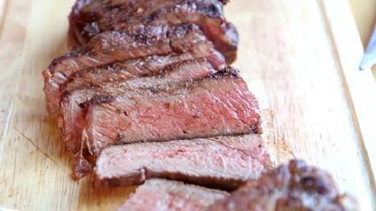 great garlic beer steaks recipe