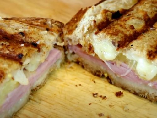 Grilled Ham and Cheese with Pineapple Recipe