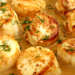 grilled lemon garlic scallops recipe