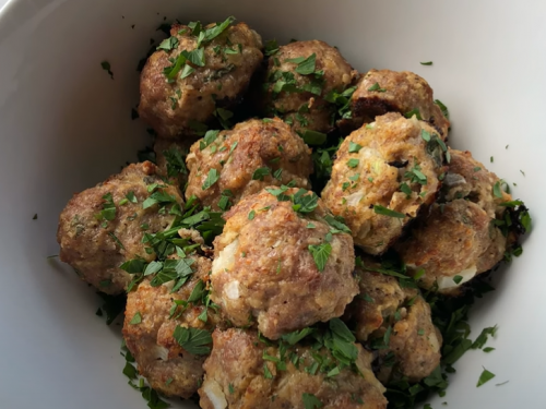 quick bean and turkey italian meatballs recipe