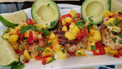 lime grilled chicken with pineapple salsa recipe