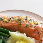 marinated salmon with garlic and herbs recipe