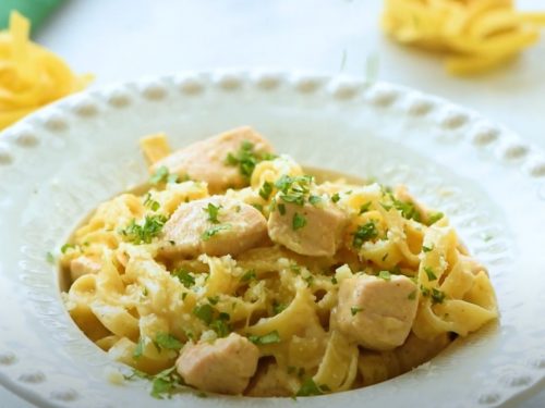 One Pot Cajun Chicken Alfredo Pasta Recipe