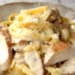 one pot creamy garlic parmesan chicken alfredo recipe