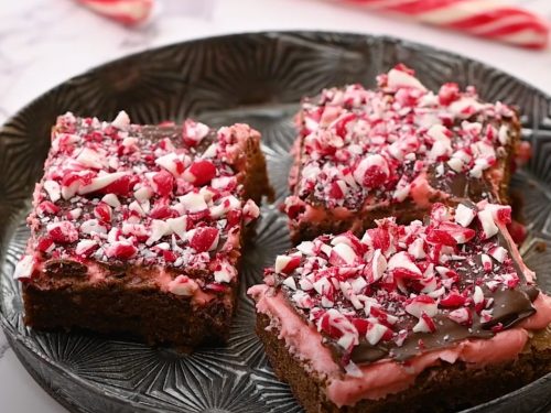 Peppermint Candy Cane Brownies Recipe