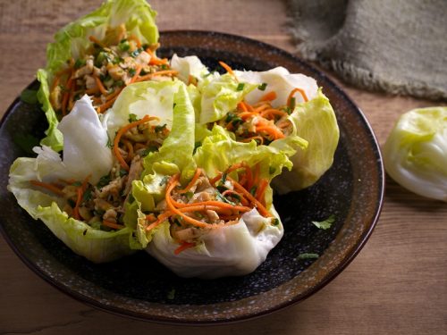 pressure cooker chicken lettuce wraps recipe