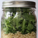 protein egg and quinoa salad jars recipe