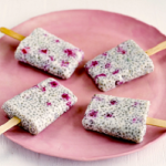 raspberry chia pudding pops recipe