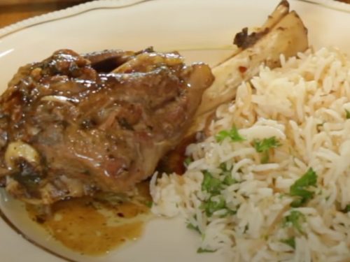 Slow Cooker Greek Lamb Shanks Recipe