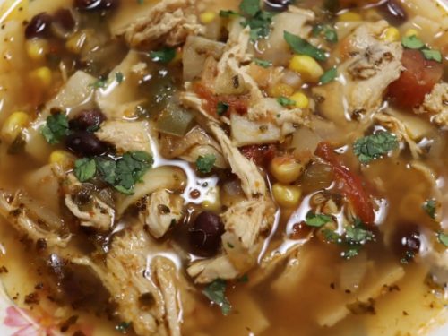 Southwest Chicken Soup Recipe (Chili's Copycat)