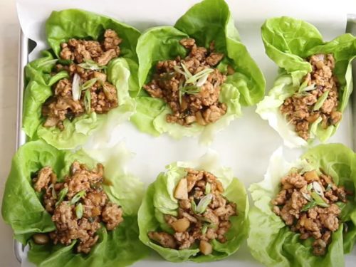 Spicy Asian-Chicken-Salad Lettuce Cups Recipe