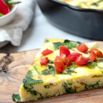 spinach feta and tarragon frittata recipe