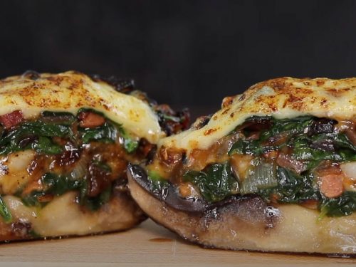 Creamy Spinach-Stuffed Portobellos Recipe