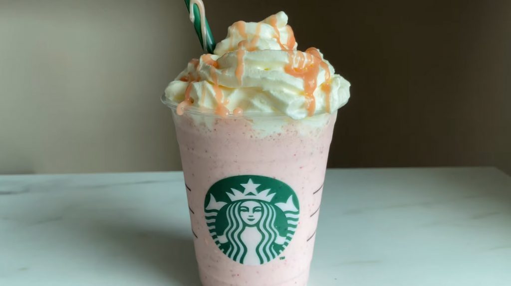 strawberry frappuccino recipe