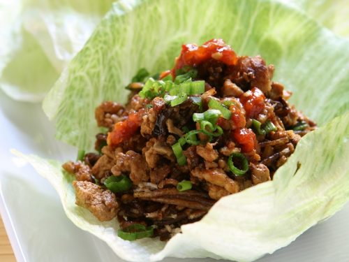 thai chicken peanut lettuce tacos recipe