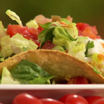 tostadas with tomatillo black bean salsa recipe