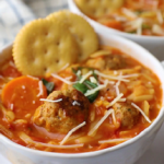 turkey meatball soup with spinach and orzo recipe