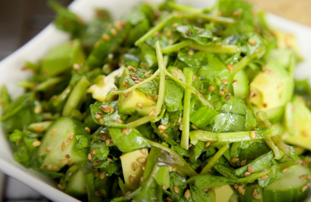 Watercress, Avocado, and Walnut Salad Recipe