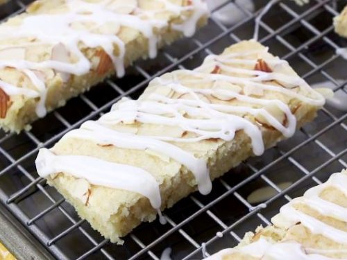 vanilla almond snack bars recipe