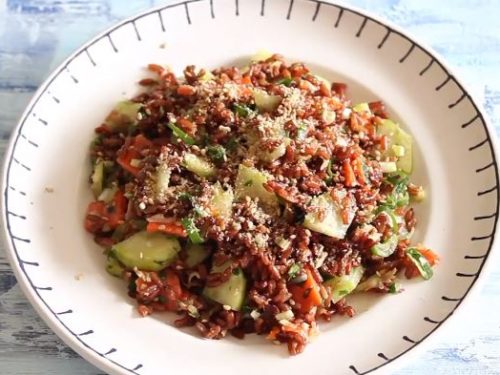 rice salad with smoked salmon and cucumber recipe