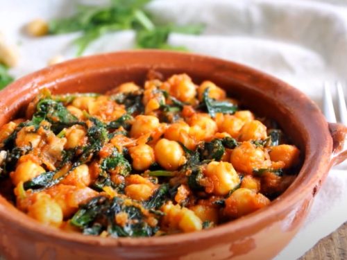 chickpea and spinach stew recipe