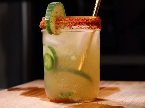 spicy cucumber margaritas recipe