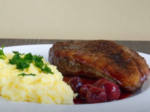 duck breast with cherry chutney recipe