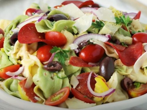 spinach tortellini salad recipe