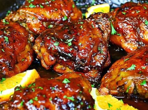 sticky honey orange grilled chicken recipe