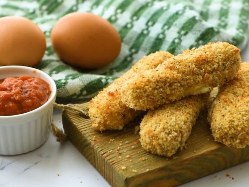 baked mozzarella sticks recipe