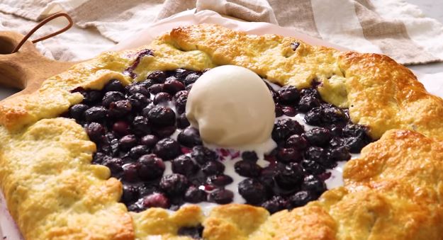 grilled blueberry galette recipe