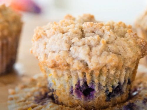 blueberry crumb muffins recipe