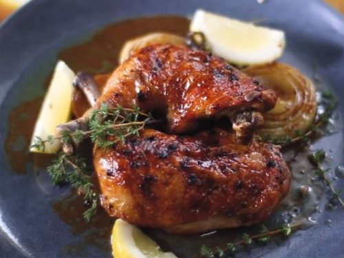 grilled chicken breasts with lemon and thyme recipe