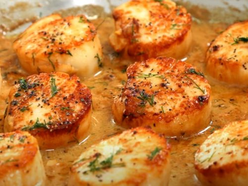 seared scallops in lemon cream recipe