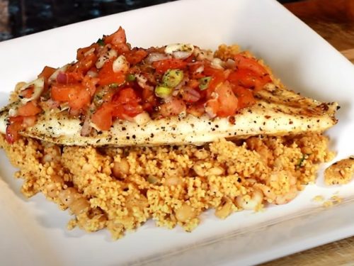 sea-bass couscous recipe