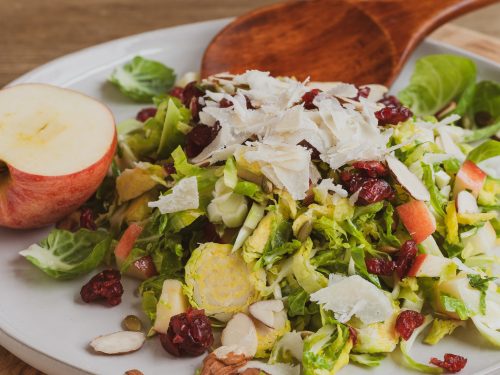 apple bacon brussels sprouts salad recipe