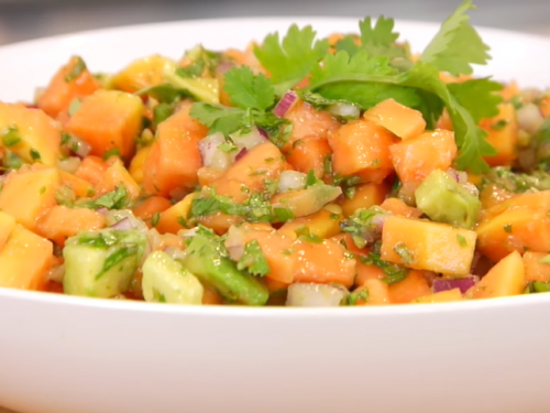 banana papaya salsa recipe