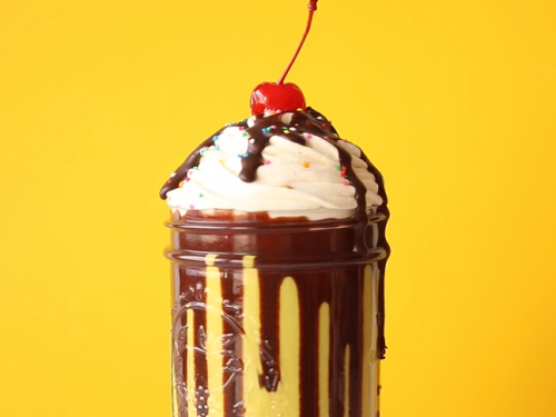 banana split shake recipe