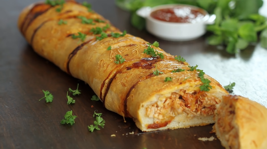 bbq chicken stromboli recipe