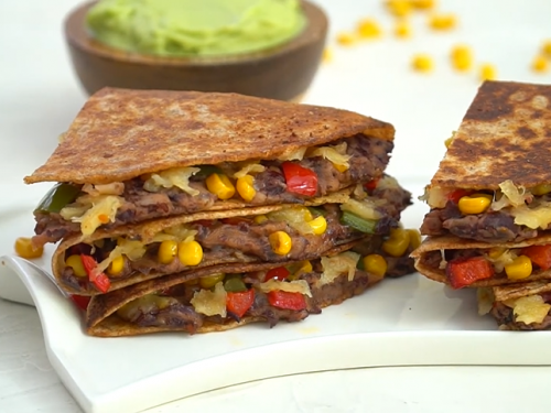 black bean and jack cheese quesadillas recipe