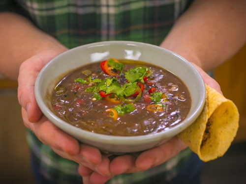 black bean soup recipe