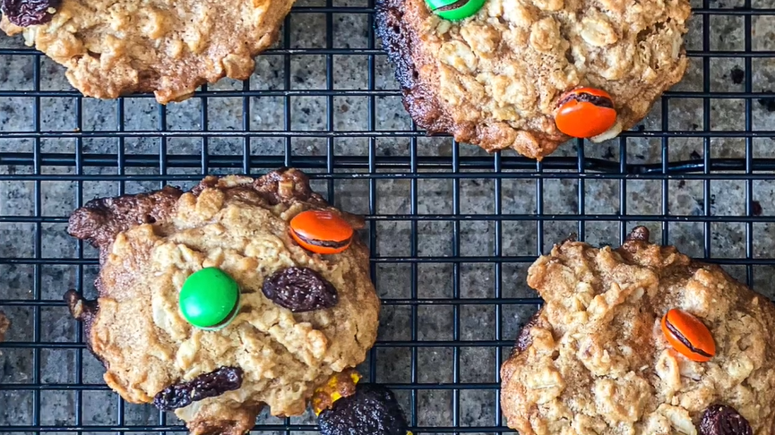 chewy oatmeal raisin m&m cookies recipe